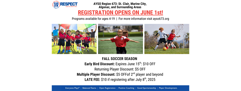 REGISTER JUNE 1 FOR FALL 2025!